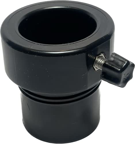 Generic Umbrella Pole Stabilizer Reducer Adapter for Baja Deck Pool Sleeves, Black, 3" Tall