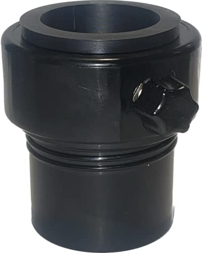 Generic Umbrella Pole Stabilizer Reducer Adapter for Baja Deck Pool Sleeves, Black, 3" Tall