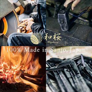 Wazakura Bonsai Scraper Jin Sickle Knife Made in Japan in Carbon Steel, Shari Carving Tool, Japanese Dead Wood and Bark Grafting Cutter