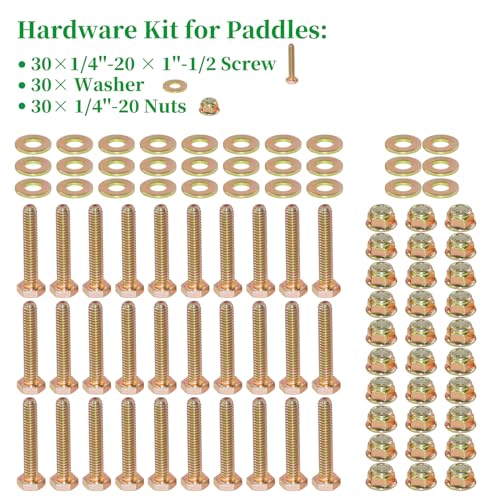NICHEFLAG 302565MA Snowthrower Paddle Set Replaces Murray 302565, 335992MA, 335992, 1687312 for Murray 5021R, 5021E, 525-21, 650-21, PM40, PSB210, PM50E, PSB210E, SN421 Single Stage Snowthrowers