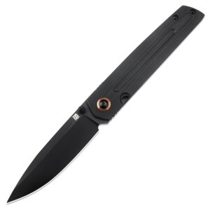 artisancutlery folding knife sirius (1849p) black pvd ar-rpm9 powder steel blade black g10 handle pocket knife edc knife