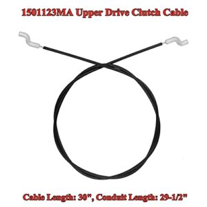 Wanotine 1501123MA Upper Drive Clutch Cable for Murray Craftsman Front Wheel Drive 2-Stage Snow Thrower Snowblower 1501123 MT1501123MA