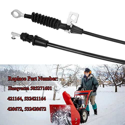 Wanotine 585271601 Deflector Cable for Husqvarna ST261E ST268EP ST276EP ST324P ST327T Snowblowers 532421164 532420672