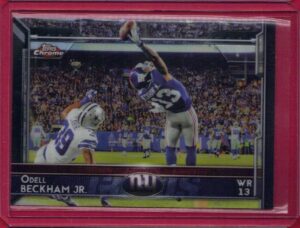 2015 topps chrome #18a odell beckham jr. - one handed catch