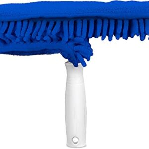 Unger Microfiber Ceiling Fan Duster – Machine Washable Dusters for Ceiling Blades, Compatible with Threaded Poles, Reusable Cleaning Supplies, Cleaning Tools, Traps Dust & Dirt