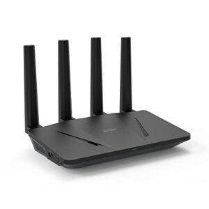 gl.inet gl-ax1800(flint) wifi 6 router -dual band gigabit wireless internet router | 5 x 1g ethernet ports | up to 120 devices | openvpn&wireguard