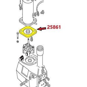 Western Fisher Snow Plow Cable Control Pump Gasket Kit 55350, 55357, 25861