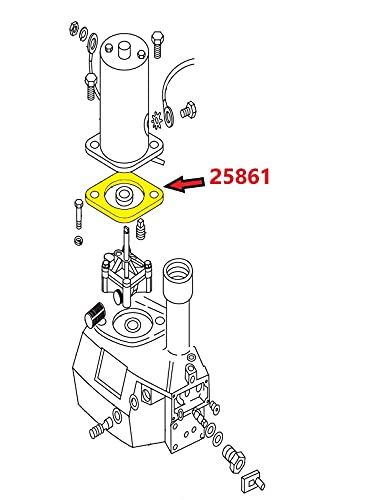 Western Fisher Snow Plow Cable Control Pump Gasket Kit 55350, 55357, 25861