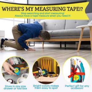 Home Planet Box Cutter Utility Knife plus 3 pack "Where's my Tape Measure" Three Small Measuring Tapes 10 ft