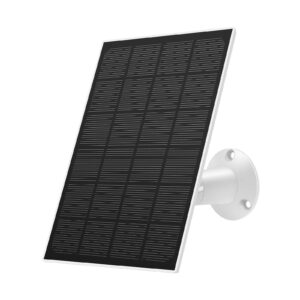 netvue usb solar panel for vigil plus & sentry plus security camera (not work for birdfy), solar panel charger, ip65 waterproof, continuously charging, 360° swivel bracket