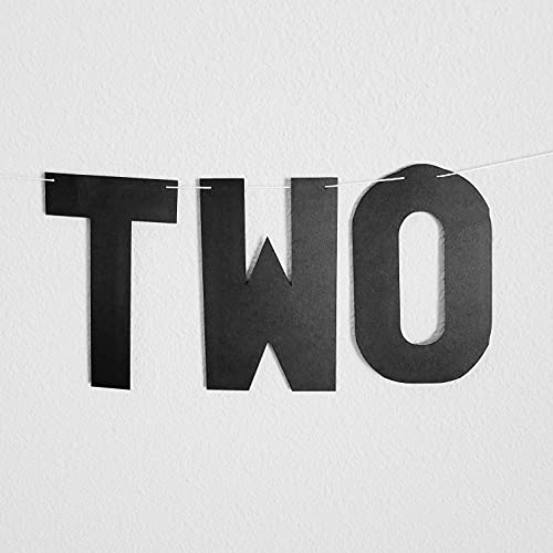 Moo Moo I'm Two Banner - 2nd Birthday Banner