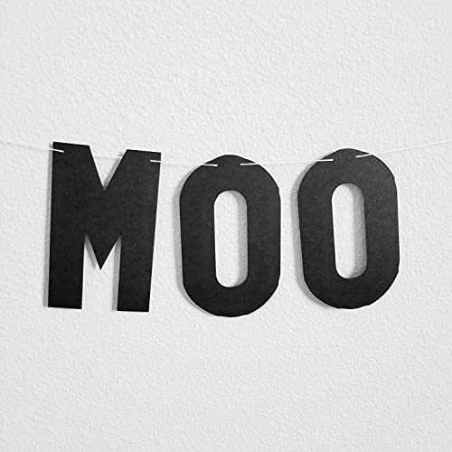 Moo Moo I'm Two Banner - 2nd Birthday Banner