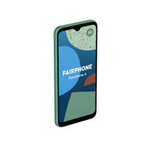 Fairphone 4 Dual-SIM 256GB ROM + 8GB RAM (GSM Only | No CDMA) Factory Unlocked 5G Smart Phone (Speckled Green) - International Version