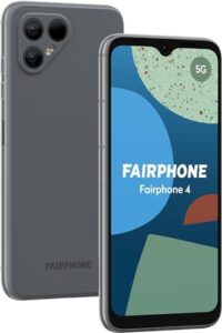 fairphone 4 dual-sim 256gb rom + 8gb ram (gsm only | no cdma) factory unlocked 5g smartphone (grey) - international version