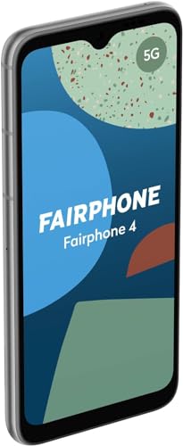 Fairphone 4 Dual-SIM 256GB ROM + 8GB RAM (GSM Only | No CDMA) Factory Unlocked 5G Smartphone (Grey) - International Version