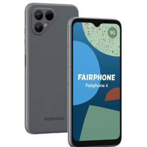 Fairphone 4 Dual-SIM 128GB ROM + 6GB RAM (GSM Only | No CDMA) Factory Unlocked 5G Smartphone (Grey) - International Version