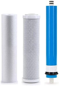 american water solutions hydrologic stealth ro100 compatible filter set with 100 gpd membrane