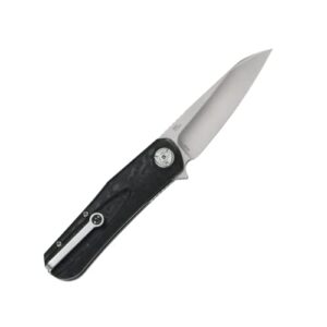 CRKT Mah-Hawk EDC Folding Pocket Knife: Assisted Opening Everyday Carry, Liner Lock, Glass Reinforced Nylon Handle with Reversible Pocket Clip 6535,Black