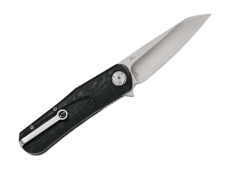 CRKT Mah-Hawk EDC Folding Pocket Knife: Assisted Opening Everyday Carry, Liner Lock, Glass Reinforced Nylon Handle with Reversible Pocket Clip 6535,Black