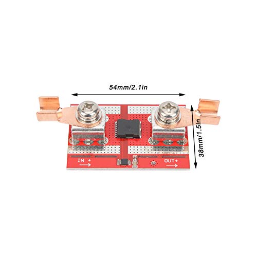 50A Ideal Diode for Solar Panels Charging Reverse Irrigation Prevention, 9-70V Diode Protection Board with Ultra Low Power