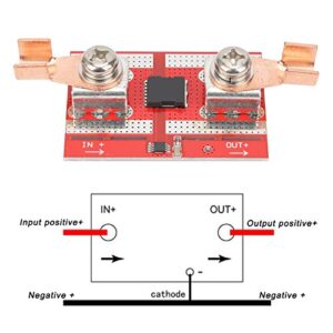 50A Ideal Diode for Solar Panels Charging Reverse Irrigation Prevention, 9-70V Diode Protection Board with Ultra Low Power