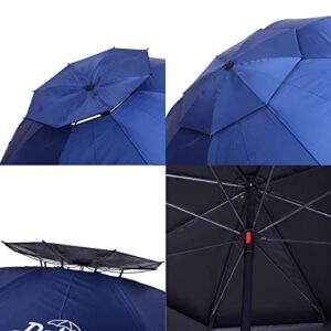 Dekero 7.2ft Windproof Beach Umbrella,UV Protection Portable Umbrella with Sand Anchor,Tilt Aluminum Pole, Carry Bag for Beach Patio Travel Outdoor