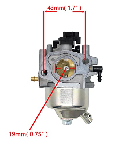 Fullas Huayi Carburetor T07E Compatible with Predator 3500 Super Quiet 3000W Inverter Generator Powered by LC170FD-3 212cc Engine