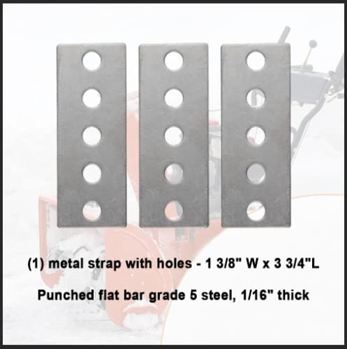 Braveboy Universal Snow Blower Impeller Modification/Rubber Kit - 3/8" 3-Blade - for Modifies 2-Stage Machine