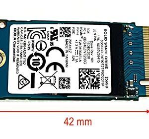 OEM Kioxia 256GB M.2 PCI-e NVME SSD Internal 5SS0V26415 Solid State Drive 42mm 2242 Form Factor M Key