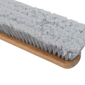 Harper 20201043 24 in. Indoor Smooth-Surface Push Broom with Flagged Bristles, Sand, Saw Dust, Wood Shavings and Pet Hair