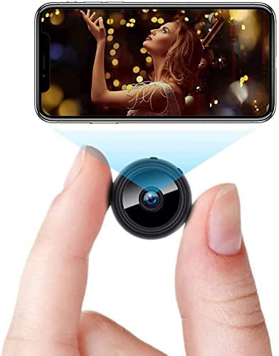 Mini Hidden Spy Camera Wireless Security WiFi Small IP Cameras Smart Home Night Virsion Magnetic Camcorder Surveillance,Built-in Battery, APP Real-time View,Indoor Outdoor Cameras, 150°Wide Angle