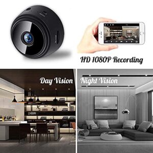Mini Hidden Spy Camera Wireless Security WiFi Small IP Cameras Smart Home Night Virsion Magnetic Camcorder Surveillance,Built-in Battery, APP Real-time View,Indoor Outdoor Cameras, 150°Wide Angle