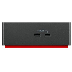 Lenovo ThinkPad USB Type-C Dock Gen 2 with 4K (40AY0090US) + ZoomSpeed HDMI Cable (with Ethernet) + ZoomSpeed DisplayPort Cable + Starter Bundle