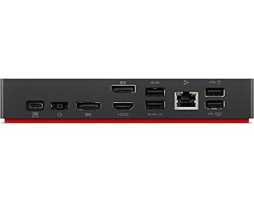 Lenovo ThinkPad USB Type-C Dock Gen 2 with 4K (40AY0090US) + ZoomSpeed HDMI Cable (with Ethernet) + ZoomSpeed DisplayPort Cable + Starter Bundle