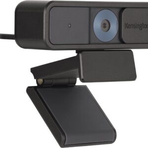 Kensington W2000 1080P Auto Focus Webcam, Full HD 1080P/30fps Webcam with Microphone for Video Conferencing, Software Control, Privacy Shutter, Compatible with Zoom/Skype/Teams (K81175WW)