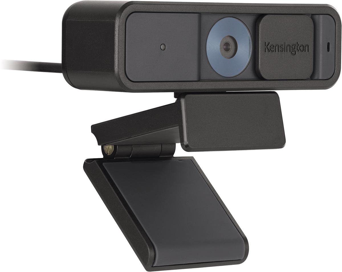 Kensington W2000 1080P Auto Focus Webcam, Full HD 1080P/30fps Webcam with Microphone for Video Conferencing, Software Control, Privacy Shutter, Compatible with Zoom/Skype/Teams (K81175WW)