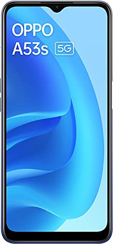 OPPO A53s 5G CPH2321 Dual-SIM 128GB ROM + 6GB RAM (GSM only | No CDMA) Factory Unlocked 5G Smartphone (Crystal Blue) - International Version