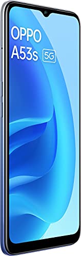 OPPO A53s 5G CPH2321 Dual-SIM 128GB ROM + 6GB RAM (GSM only | No CDMA) Factory Unlocked 5G Smartphone (Crystal Blue) - International Version