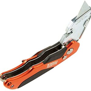 Good Choice Klein Tools 44131 Folding Utility Knife, Heavy Duty, Triple Ground Blades Stay Sharp, Pocket Clip + E-book, Multi