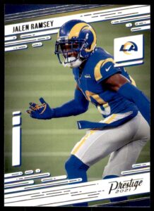 2021 panini prestige football jalen ramsey #100 los angeles rams