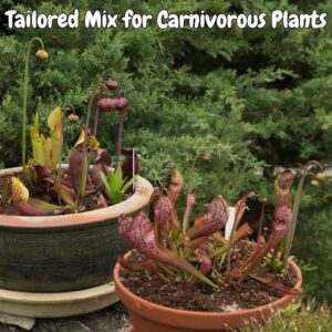 Carnivorous Plant Potting Soil Mix (1 Quart), Ideal Additive for Venus Fly Traps, Sundews, and Pitcher Plants