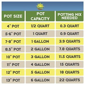 Tropical House Plant Potting Mix (8 Quarts); for All Types of Indoor House Plants