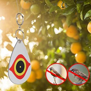 Yoidesu Bird Repellent 5Pcs Eye Design Reflective Decoy for Protecting Vegetable Fruit Trees