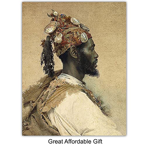 African American Wall Art - Black Art - African American Wall Decor - Black History - Afro Wall Art - Black Culture - Living Room Man Cave Decor - African American Gifts for Men - Black Pride Pictures