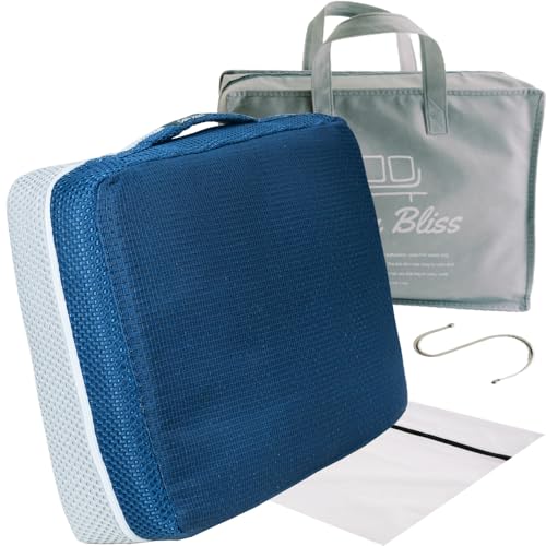 Weighted Hot Tub Booster Seat for Adults Giftable Set + Accessories; 15x13 Non-Slip Quick Dry Hot Tub Seats with Study Handles & Washable Mesh Cover; Bonus Gift Bag, Laundry Net, Metal Hook