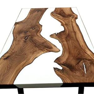 Epoxy Table Live Edge Wooden Table Epoxy Resin River Table Natural Wood Dining table Natural Epoxy Table Resin Table