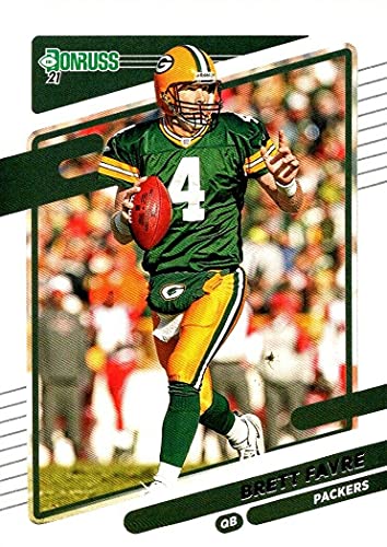 Green Bay Packers 2021 Donruss Factory Sealed Team Set with Aaron Rodgers, Brett Favre and 3 Rookies Plus