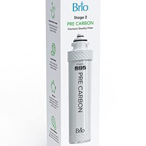 Brio Quick-Change Water Cooler Filter Cartridge - Stage-2: Pre Carbon - for Brio 300 Series, Brio 500 Series, CLPOU520UVF4, CLPOU520UVF4BLK