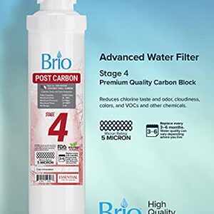 Brio Water Cooler Filter Replacement - Stage-4: Post Carbon Block - for Brio model CLPOUROSC420RO