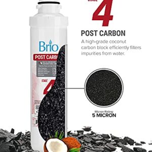 Brio Water Cooler Filter Replacement - Stage-4: Post Carbon Block - for Brio model CLPOUROSC420RO